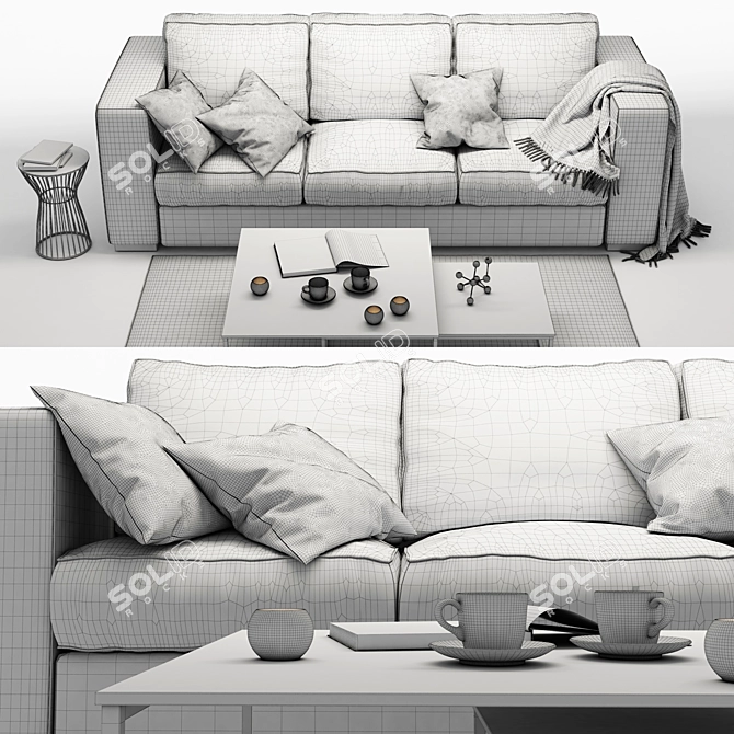 BoConcept Cenova: Versatile and Stylish Sofa 3D model image 3