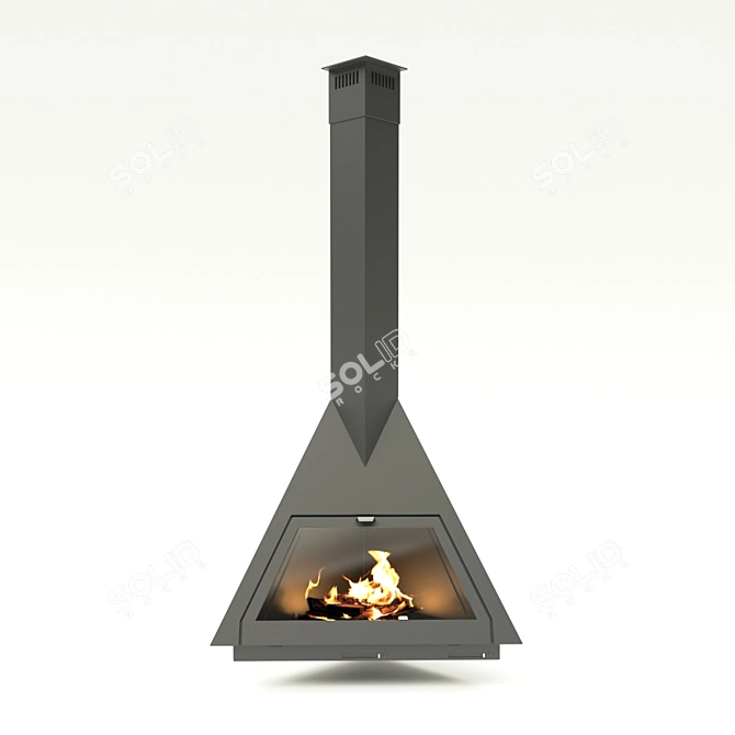 Elegant Fire Corner: TRAFORART Foxi 3D model image 2