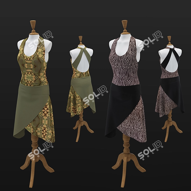 Versatile Female Mannequin: Dress to Impress! 3D model image 1