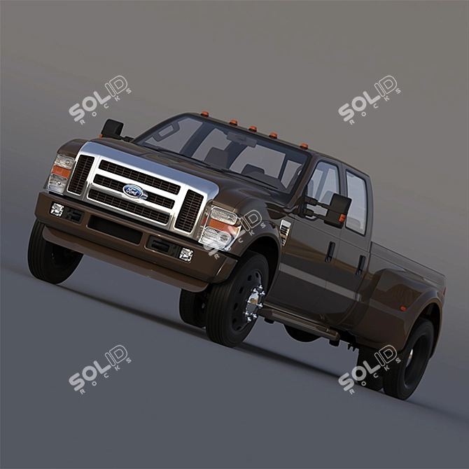 Ford F-450: The Ultimate Powerhouse 3D model image 2