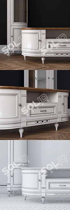 Stylish Polish Furniture Set - Florencja Collection 3D model image 3