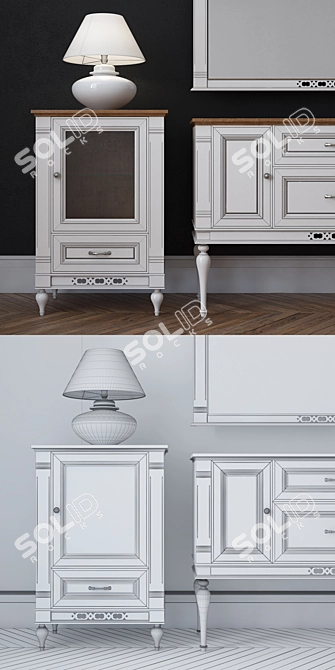 Polish Furniture Collection: Florence Set 2 3D model image 2