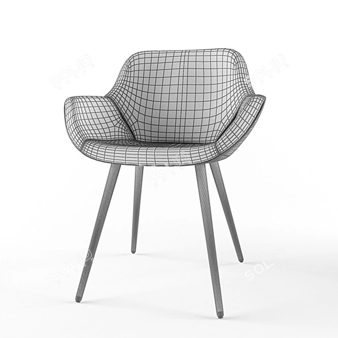 Stylish Calligaris Igloo Chair 3D model image 3