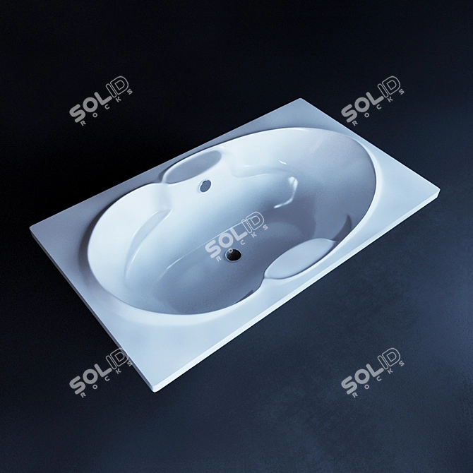 Luxury Bath: VILLEROY&BOCH COLORADO 3D model image 2