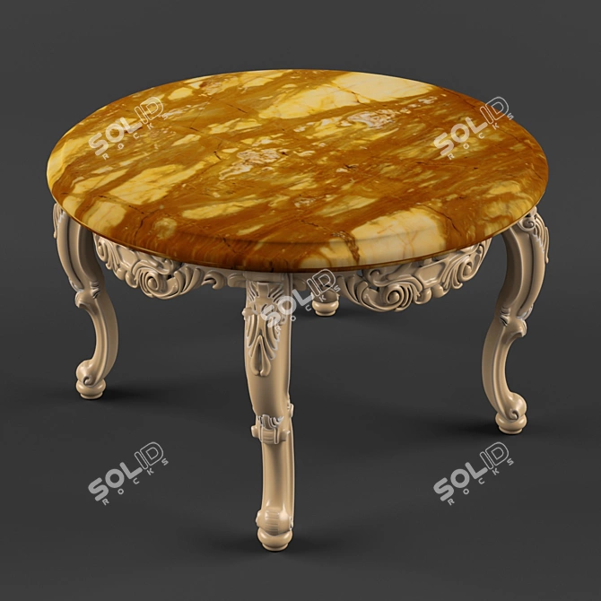 Elegant La Contessina Table 3D model image 2