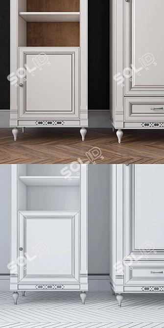 Elegant Florencja Furniture Set 3D model image 2