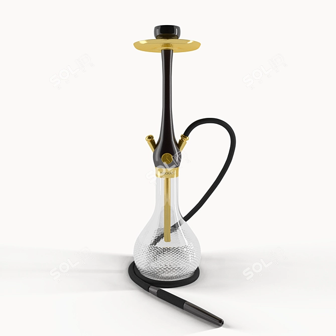 WOOKAH Crystal Hookah 3D model image 1