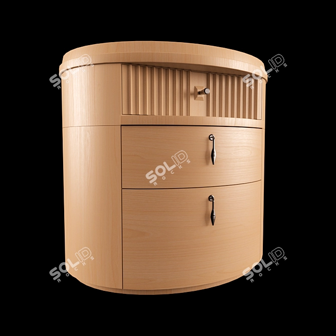 Modern Bedside Table for Your Bedroom 3D model image 1