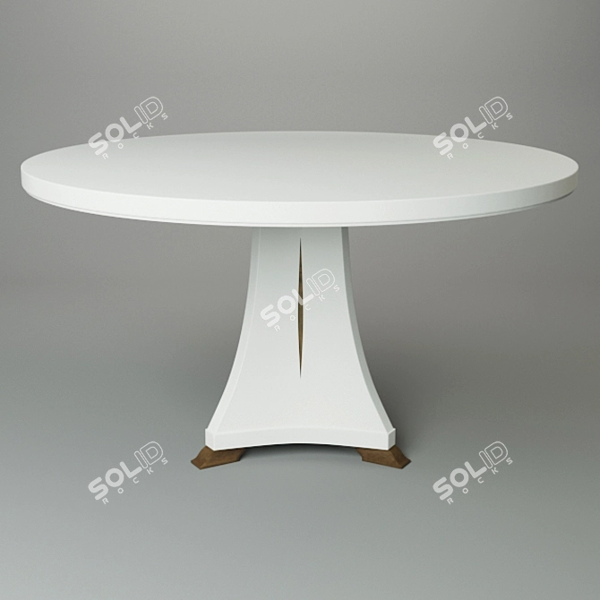 Elegant Round Dining Table - Christopher Guy Celine 3D model image 1