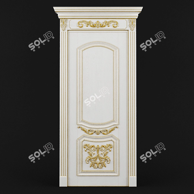 Florence Door: Classic Elegance 3D model image 1