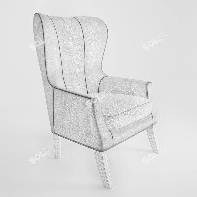 Modern Comfort: KARE VEGAS Chair 3D model image 2