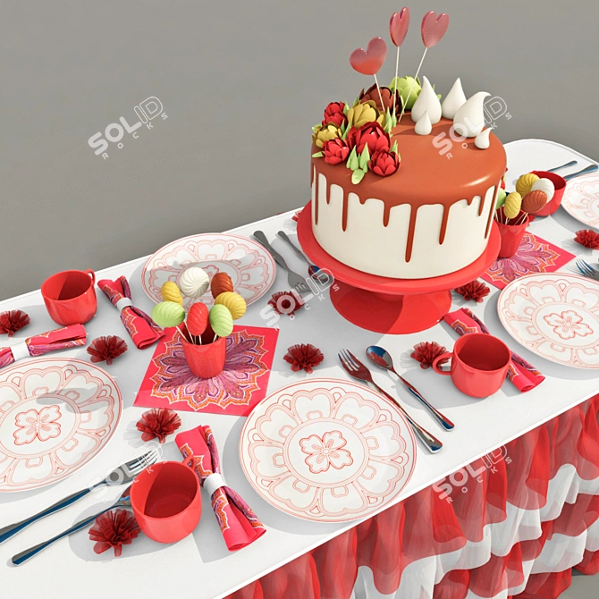 Sweet Delight Table 3D model image 3