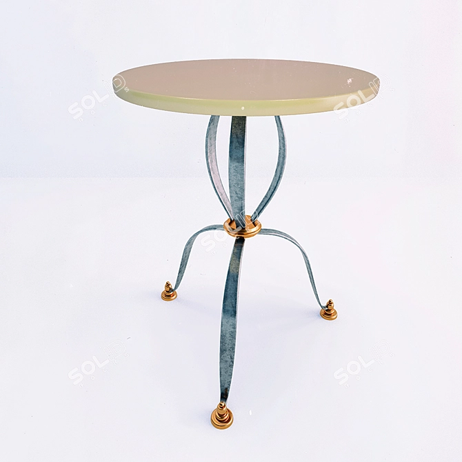 Elegant Alice Coffee Table 3D model image 1