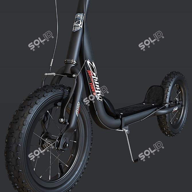 Novatrack Scooter 3D model image 2