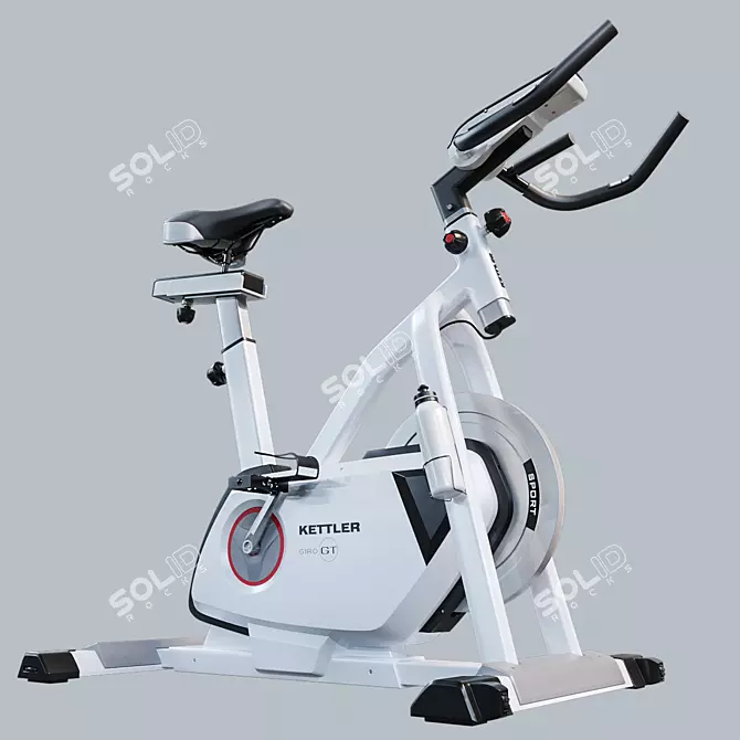 Kettler Fitness Bike: Get Fit in Style 3D model image 1