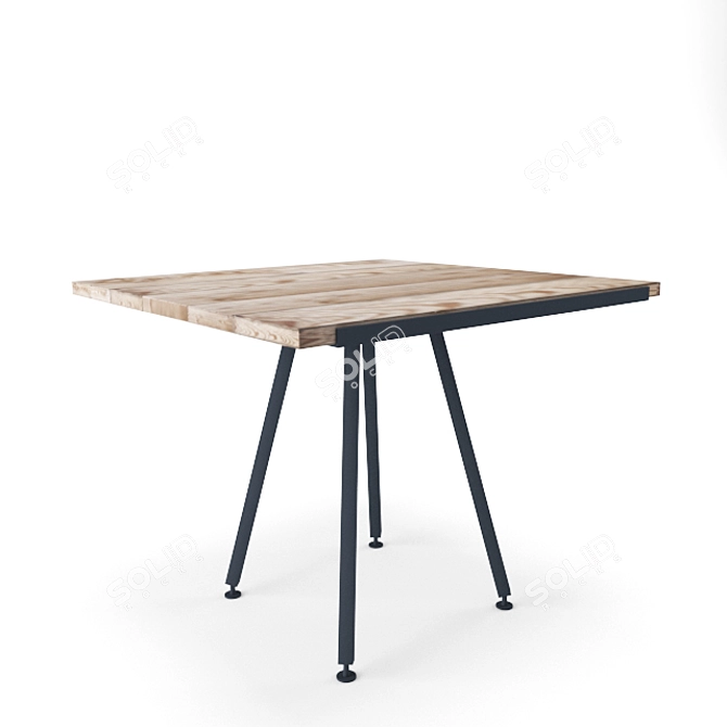 Modern Dining Table - Stylish and Spacious 3D model image 1
