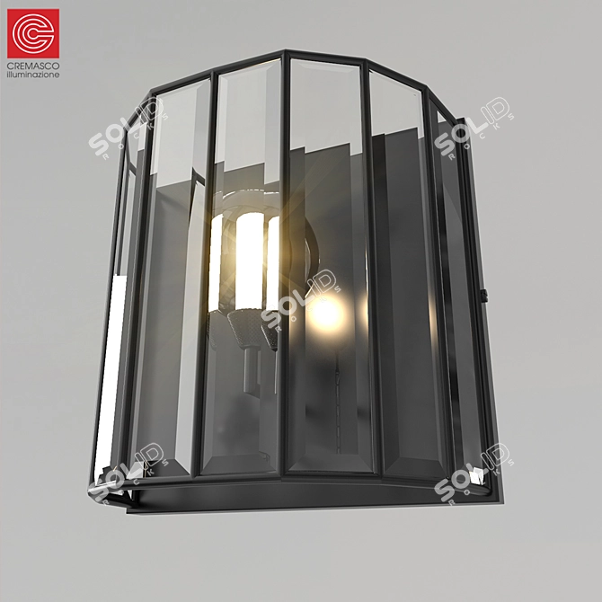 Cremasco Art Illuminating Wall Sconce 3D model image 1