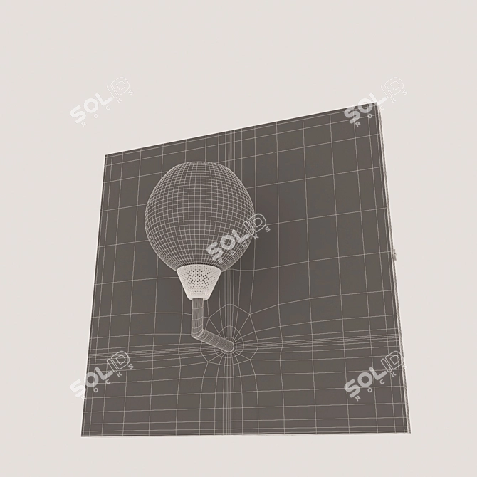 Cremasco Art Illuminating Wall Sconce 3D model image 3