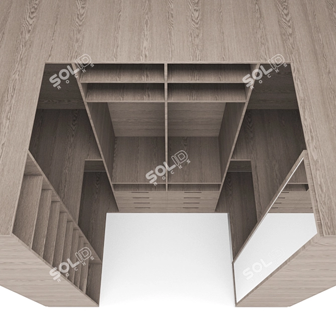 Spacious Haven for Wardrobe 3D model image 2
