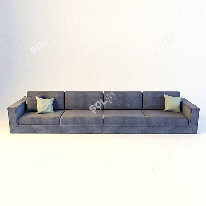 Modern Italian Sofa: Simon 3D model image 2