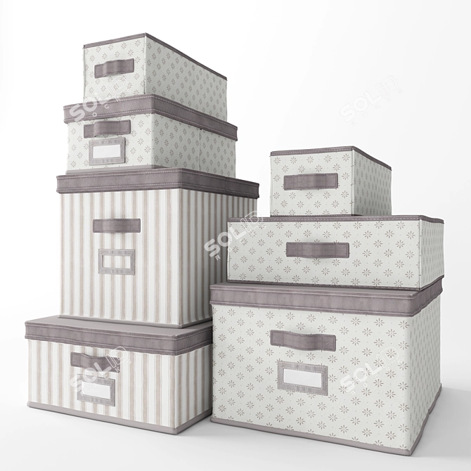 Svir Box Set - Stylish and Practical Storage Solution 3D model image 1