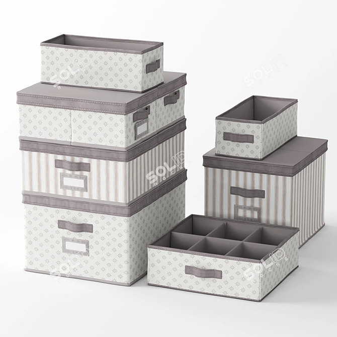 Svir Box Set - Stylish and Practical Storage Solution 3D model image 2