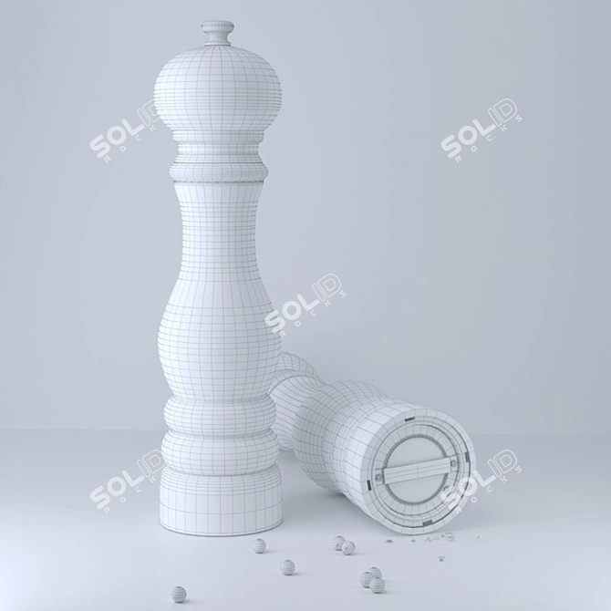 Peugeot Paris St-Steel Pepper Mill 3D model image 2