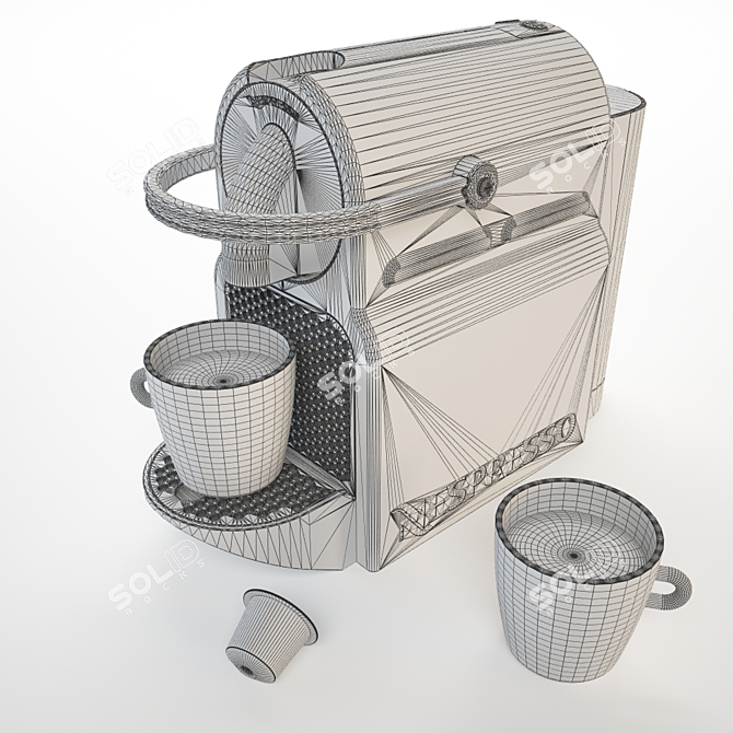 Nespresso Inissia: Exceptional Espresso Experience 3D model image 3