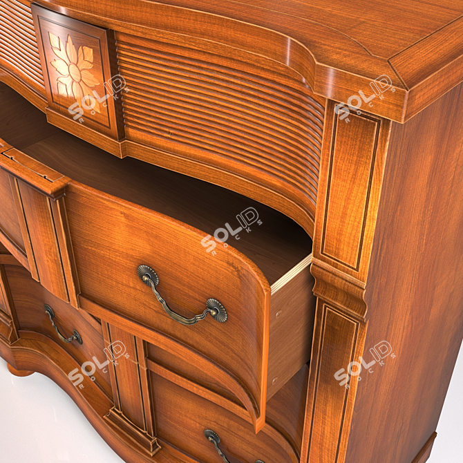 Spanish Elegance: Alcomobel Chest 3D model image 2