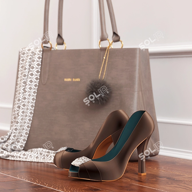 Fashionista Handbag: Trendy, Versatile, 2012 Edition 3D model image 2