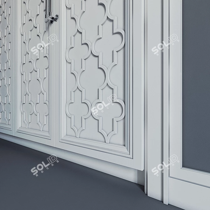 MaxBuilt-in Wardrobe 04: Stylish & Spacious 3D model image 3