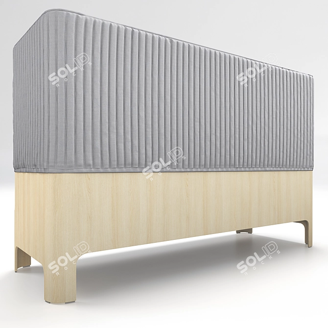 Modern and Sleek Koja Sofa 3D model image 2