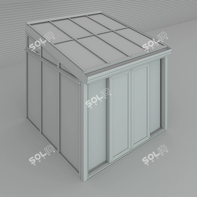 Winter Oasis: Schuco CMC 50 with Pent Roof 3D model image 3