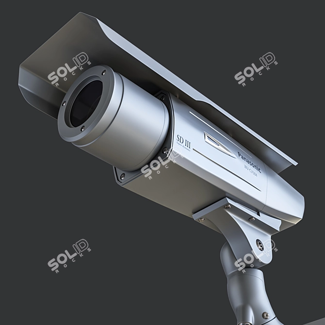 High-Def Panasonic CW380 Camera 3D model image 2