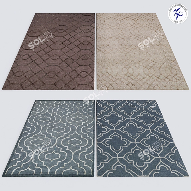 Allure Collection: Port Charles Carpets 3D model image 1