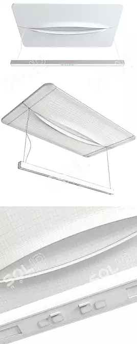 Elica EMPTY SENSE SKY: Innovative Ceiling Hood 3D model image 3