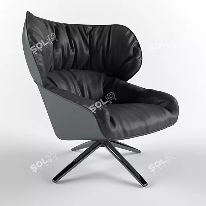 Elegant TABANO Chair for B&B 3D model image 2