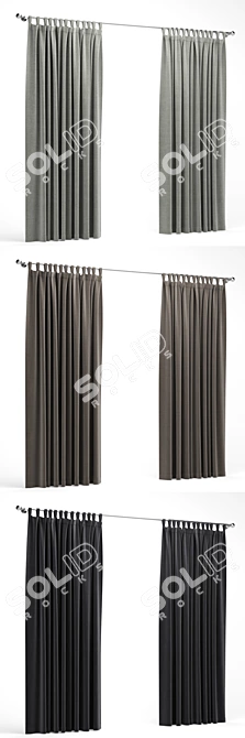 10-Color Blind Curtain 3D model image 2