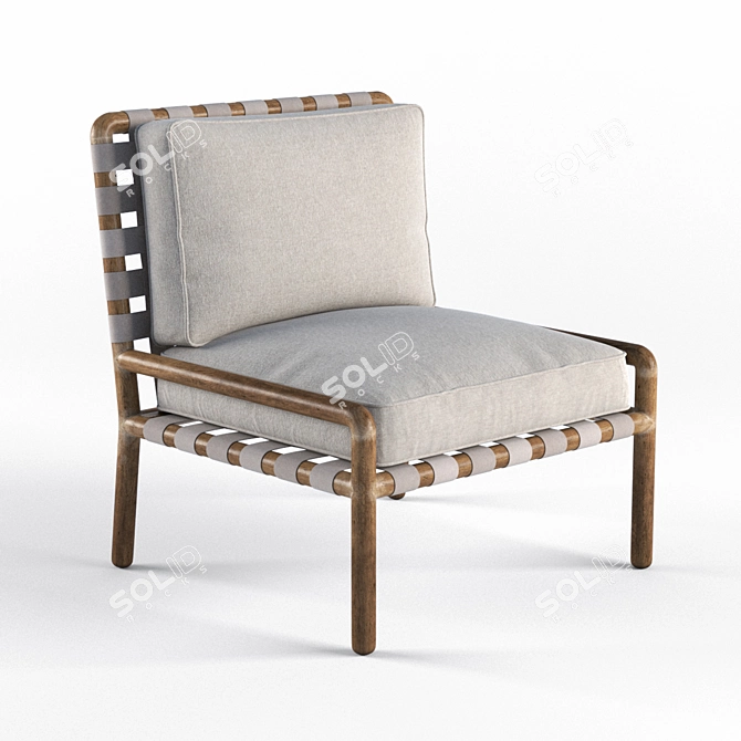 Quigley Lounge Chairs: Timeless Elegance by Samuel Marx 3D model image 1