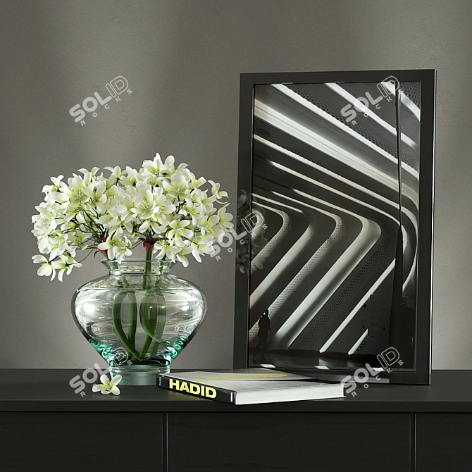 Modern Decor Set 3D model image 1