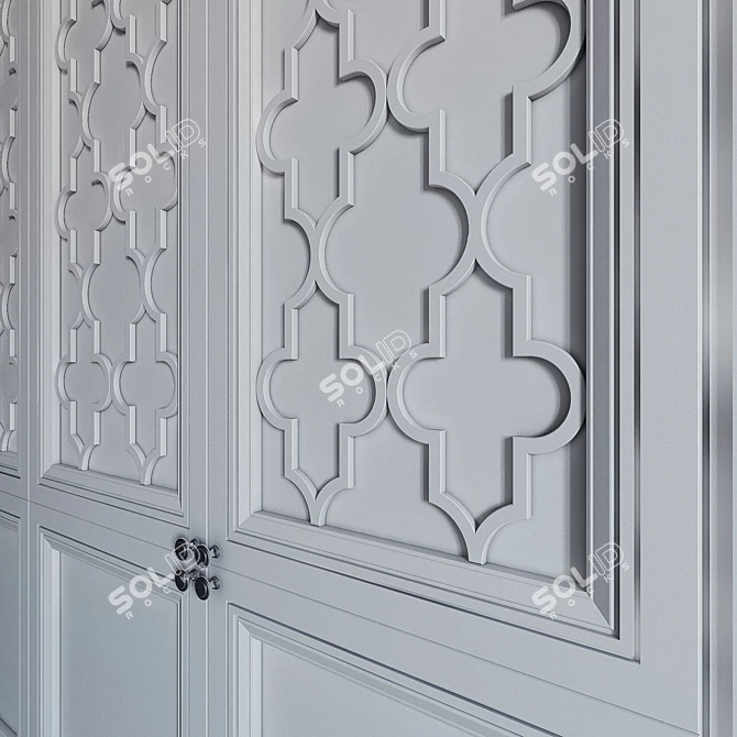 Customizable Built-in Wardrobe with Max-Design 3D model image 2