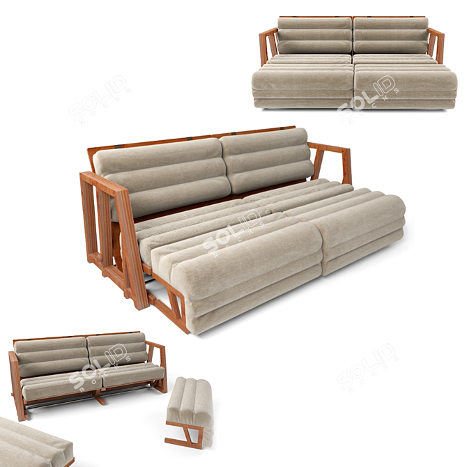 Title: 3MOODS Sofa Transformer 3D model image 2