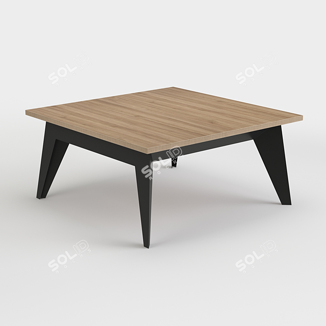 E15 Coffee Table: Stylish and Functional 3D model image 1