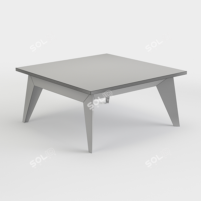 E15 Coffee Table: Stylish and Functional 3D model image 3