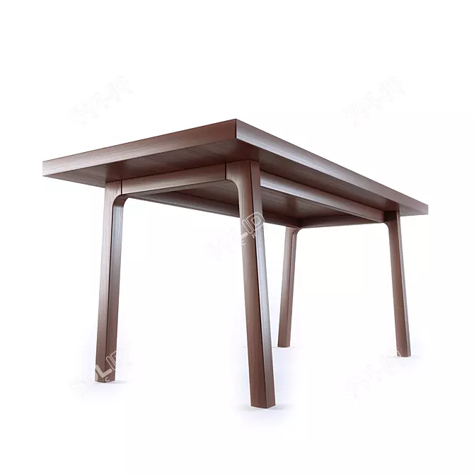 Sleek Vastanby Table by IKEA 3D model image 1