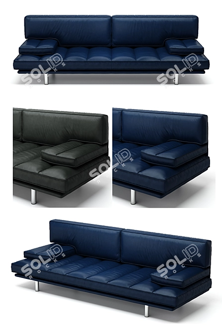 Milano Sofa: Modern, Stylish, and Comfortable 3D model image 3