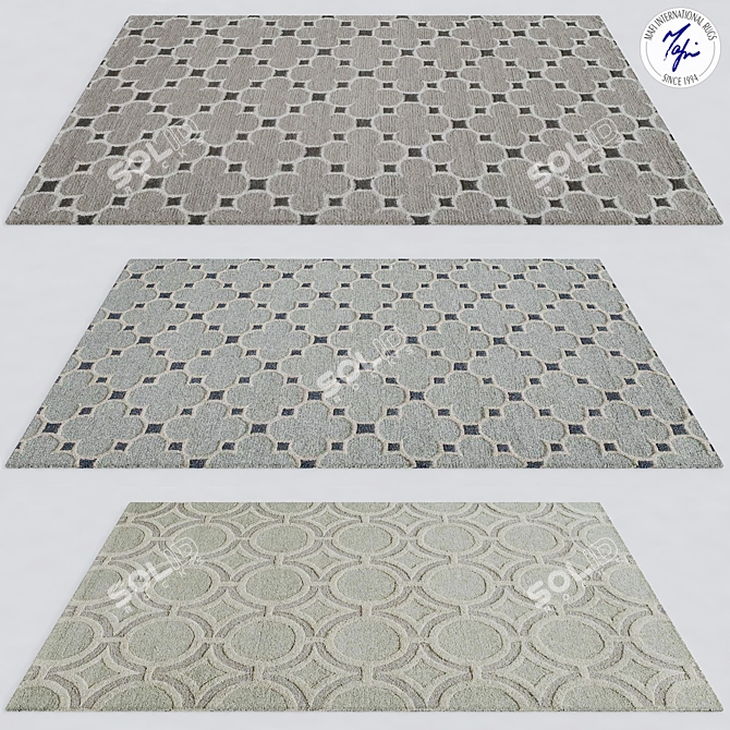 Contemporary Carpets by Mafi 3D model image 1