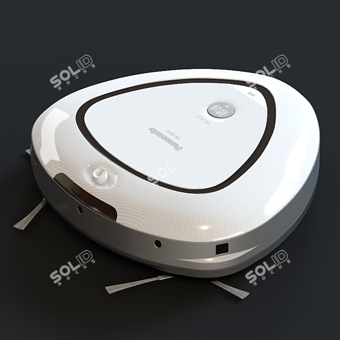 Panasonic RULO White Robot Vacuum 3D model image 1