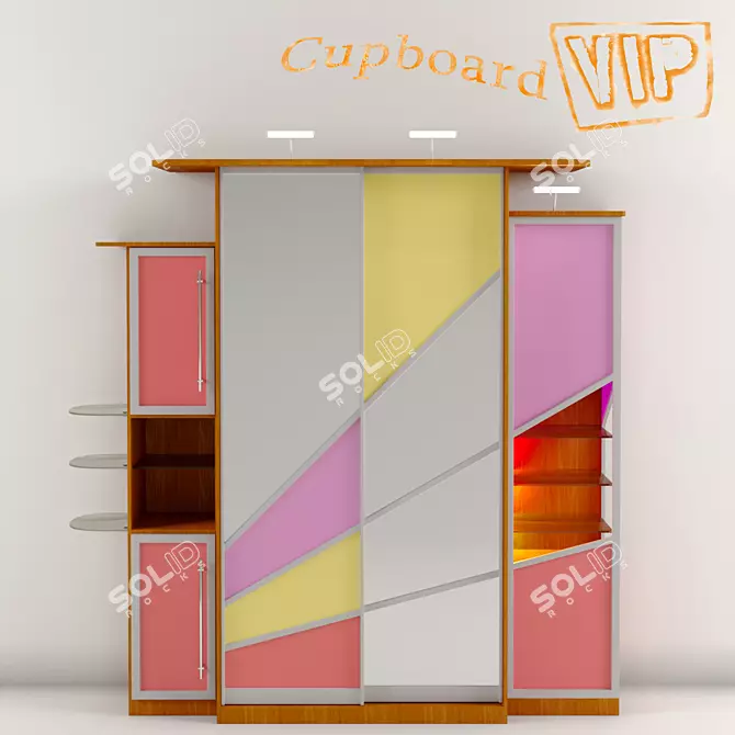 VIP Class Wardrobe 3D model image 1