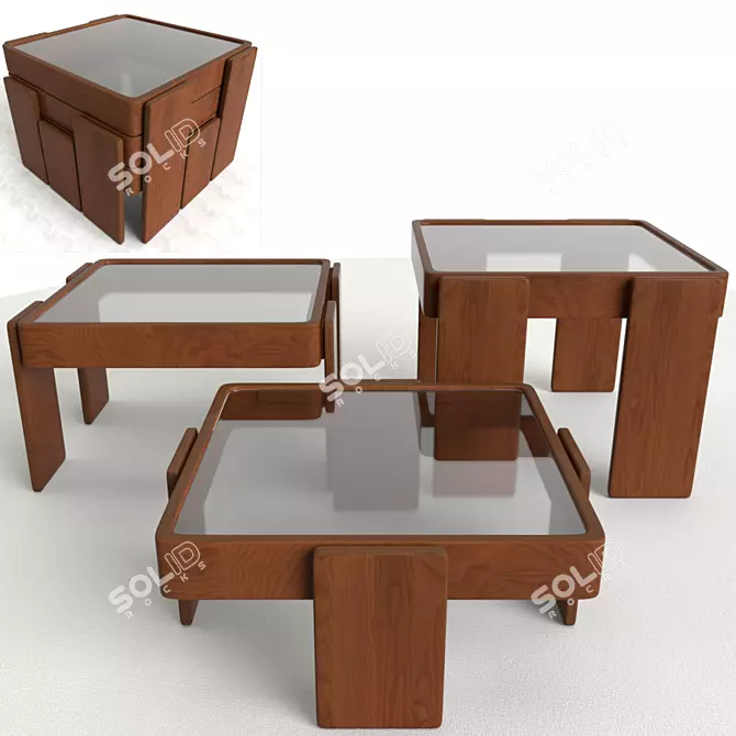 Italian Luxury Frattini Table 3D model image 1